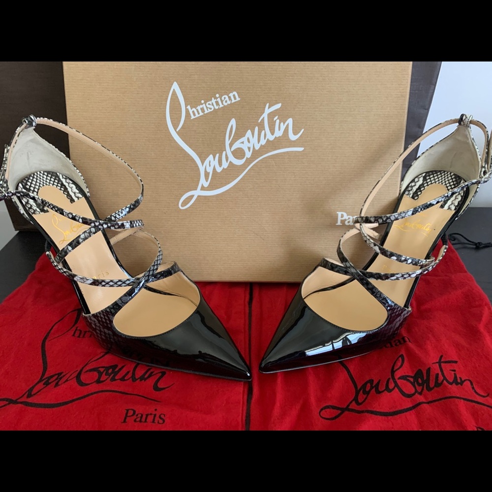 Christian Louboutin Red bottom heels ombré